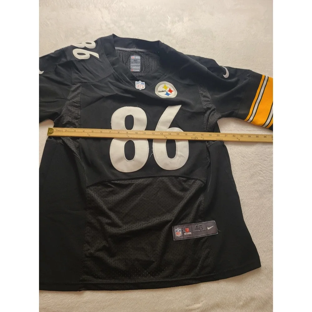 Nike Pittsburgh Steelers Hines Ward 86 On Field Jersey Men's 40 Medium Black
